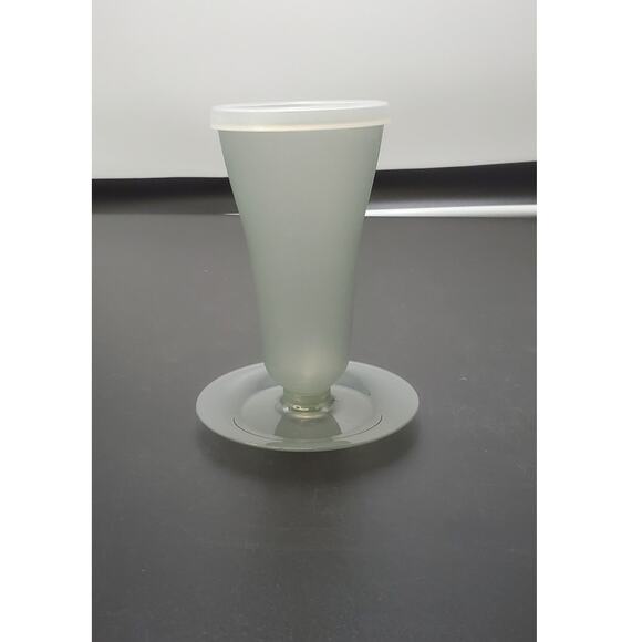 Vintage Tupperware Parfait Dish w/Base & Lid, PRE-OWNED - Picture 1 of 5